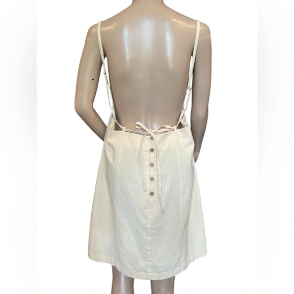 Free People Womens Little Loca Mini Color Cream Size Large - Picture 7 of 15